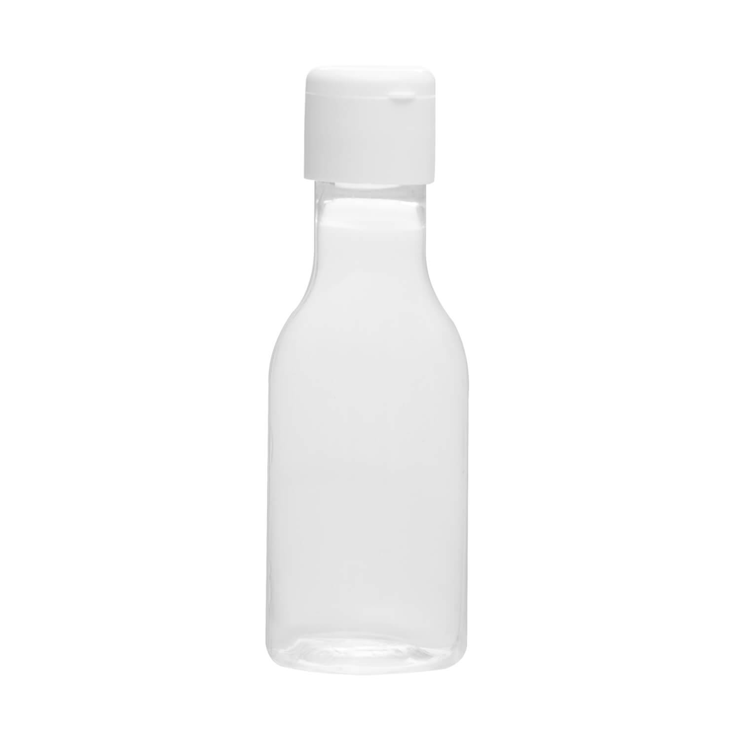 garrafinha 50 ml com tampa fliptop